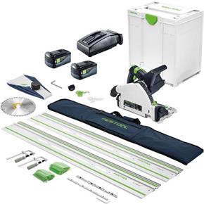 Festool TSC55K 18V Fast-cut Plunge Saw Kit Deal (2x 5Ah)