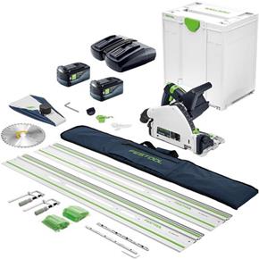 Festool TSC55K 18V Fast-cut Plunge Saw Kit Deal (2x 5Ah)