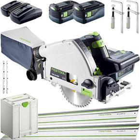 Festool TSC55K 18V Fast-cut Plunge Saw Kit Deal (2x 5Ah Bluetooth)