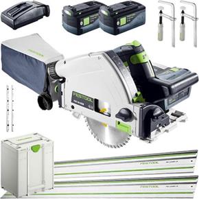 Festool TSC55K 18V Fast-cut Plunge Saw Kit Deal (2x 5Ah Bluetooth)