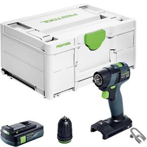 Festool TXS18 18V T-shape Drill Driver (Body) *PROMO* with 3Ah Battery