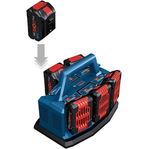 Bosch GAL18V6-80 18V Fast 6-bay Charger