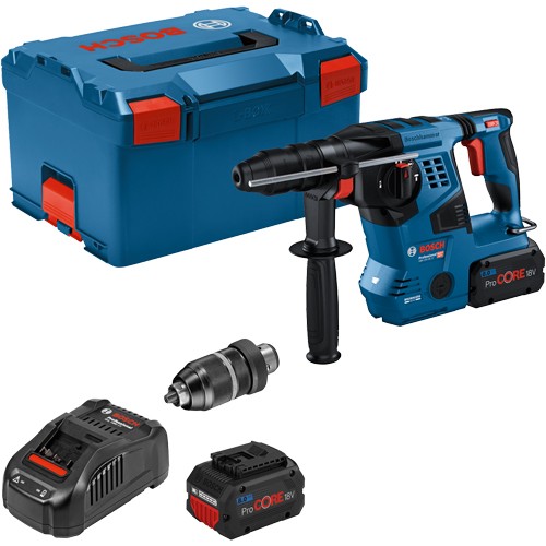 Bosch GBH18V-28CF 18V 3.3J 28mm SDS Drill (2x 8Ah ProCore)