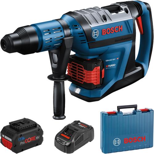 Bosch GBH18V-45C 18V BITURBO SDS-Max Drill (2x 8Ah ProCore)