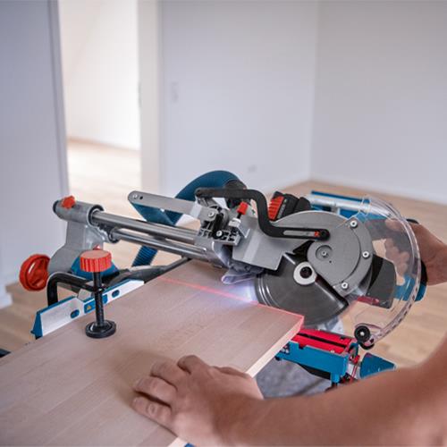 Bosch GCM18V-216D 18V BITURBO Dual-bevel Mitre Saw (2x 8Ah ProCore)