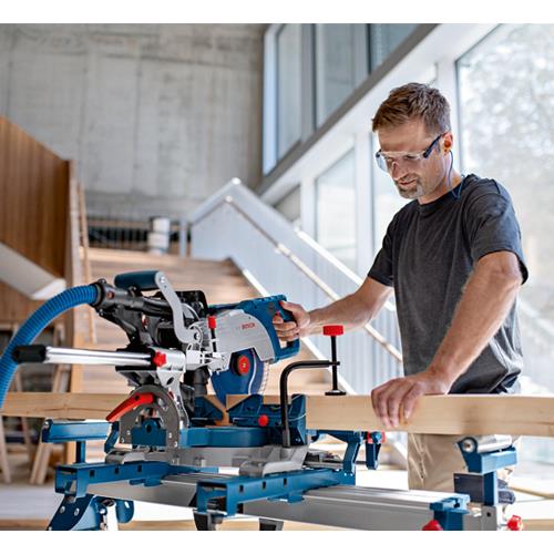 Bosch GCM18V-216DC 18V BITURBO Dual-bevel Mitre Saw (2x 12Ah ProCore)