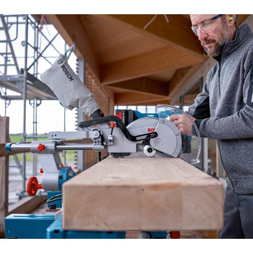 Bosch GCM18V-254D 18V BITURBO Dual-bevel Mitre Saw (2x 8Ah ProCore)