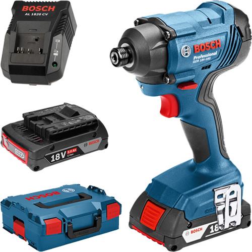 Bosch GDR 18V-160 18V LightSeries Impact Driver (2x 2Ah)