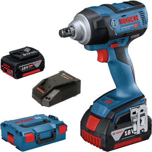Bosch GDS 18V300 18V 300Nm Hightorque Impact Wrench (2x 6Ah)