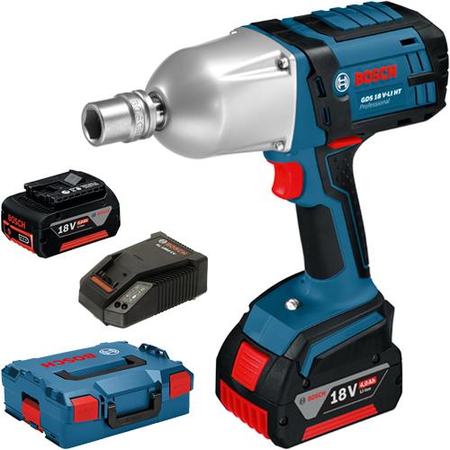 Bosch GDS18VLiHT 18V Impact Wrench (2x 5Ah)