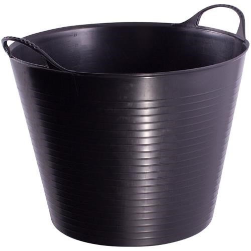 38L Flexible Builders Bucket (Black)