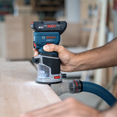 Bosch GKF18V-8 18V 1/4" Palm Router (2x 5Ah)