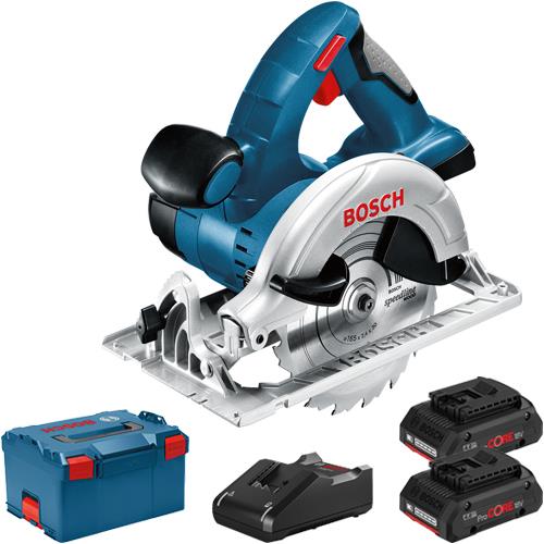 Bosch GKS18V-Li 18V 165mm Circular Saw (2x 4Ah ProCore)