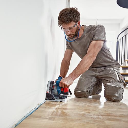 Bosch GKT 18V-52 GC 18V BITURBO Plunge Saw + Rail (1x 5.5Ah ProCore)