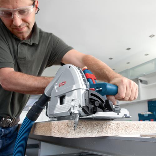 Bosch GKT55GCE Plunge Saw + Rail Kit