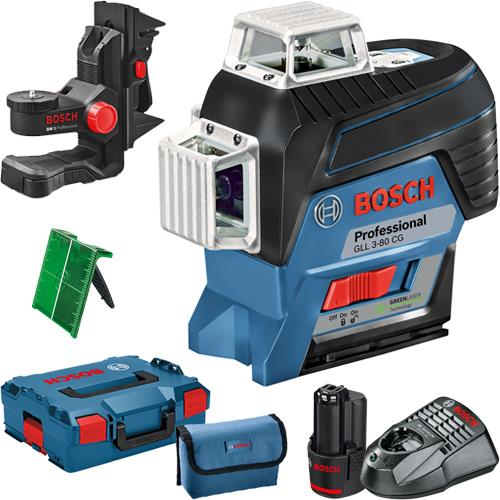 Bosch GLL 3-80 CG Professional Self Leveling Crossline Laser