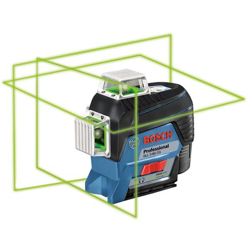 Bosch GLL 3-80 CG 30m 360° Green Multi-line Laser