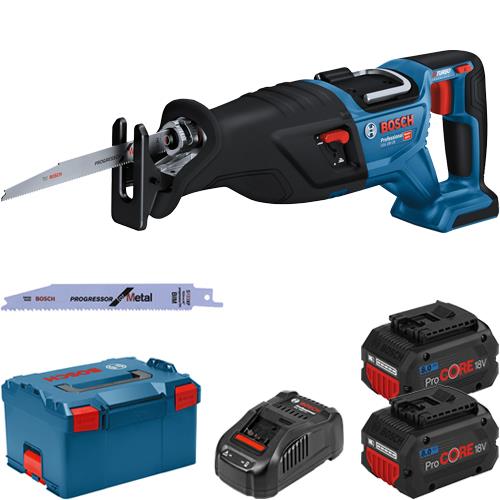 Bosch GSA18V-28 18V BITURBO Sabre Saw (2x 8Ah ProCore)