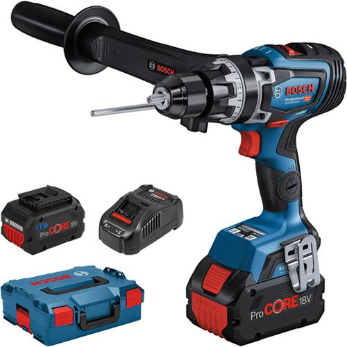 Bosch GSB 18V-150 C 18V BITURBO Combi Drill (2x 8Ah ProCore)