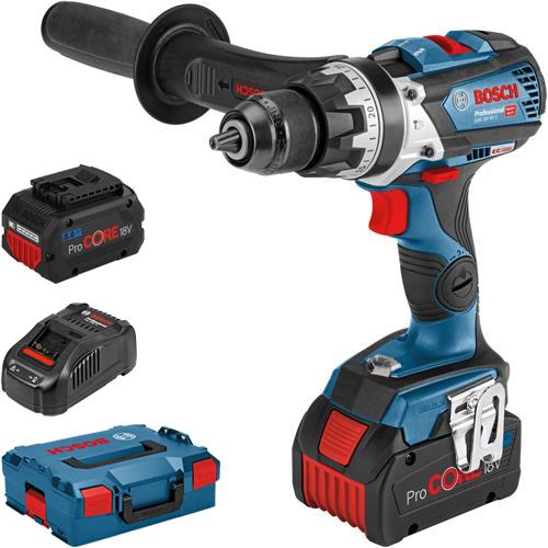 Bosch Gsb 18v 85 C 18v Brushless Robust Combi Drill 2x 8ah