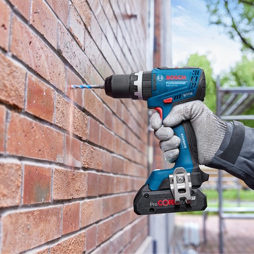 Bosch GSB18V-65 Combi Drill & GDX18V-285 Impact Gun (2x 4Ah)