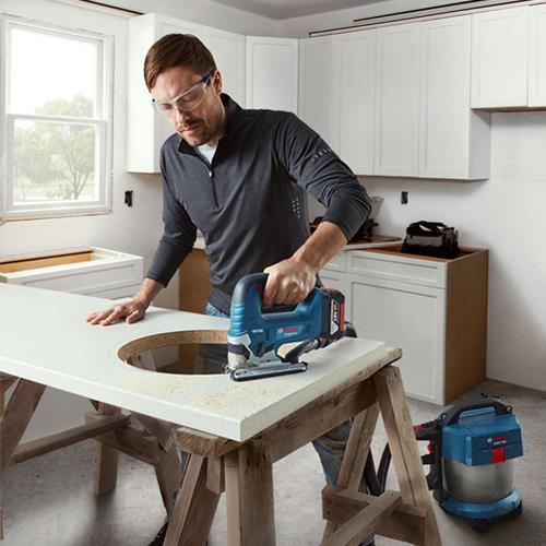 Bosch GST18V-125B 18V 125mm Top-handle Jigsaw (2x 5Ah)