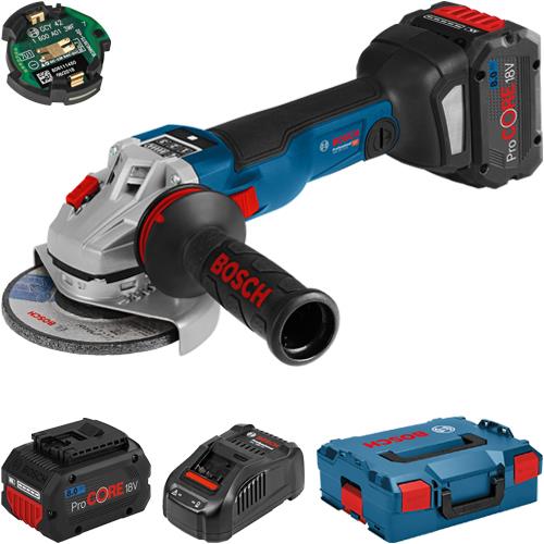 Bosch GWS 18V-10 SC 18V 125mm Brushless Grinder (2x 8Ah ProCore)