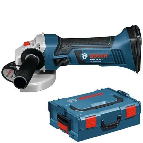 Bosch GWS18VLI 18V 115mm Grinder (Body, L-Boxx)