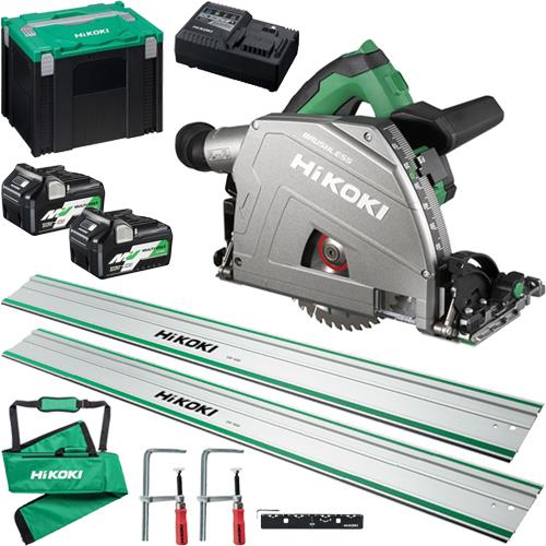 Hikoki C3606DPA 36V 165mm Plunge Saw Kit Deal (2x 2.5Ah MultiVolt)