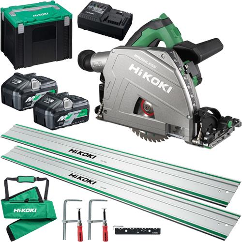 Hikoki C3606DPA 36V 165mm Plunge Saw Kit Deal (2x 4Ah MultiVolt)