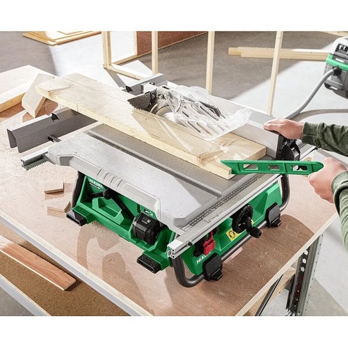 Hikoki C3610DRJ 36V 254mm Table Saw (2x 4Ah Tabless MultiVolt, Stand)