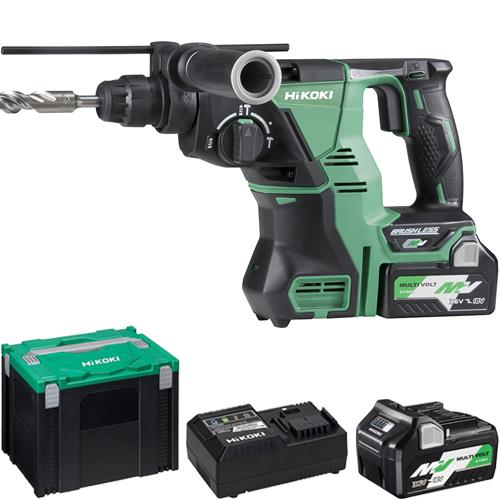 Hikoki DH36DPA 36V 3.9J 28mm SDS Drill (2x 2.5Ah MultiVolt)
