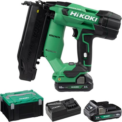 Hikoki NT1850DF 18V 18G Fine Finish Nailer (2x 2Ah)