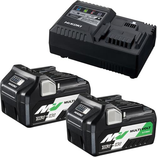 Hikoki MultiVolt Set (2x 18V 5Ah / 36V 2.5Ah & UC18YSL3)