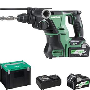 Hikoki DH36DPA 36V 3.9J 28mm SDS Drill (2x 2.5Ah MultiVolt)