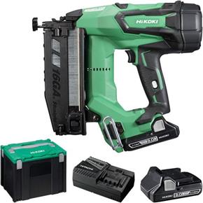 Hikoki NT1865DM 18V Brushless Finish Nailer (2x 3Ah)
