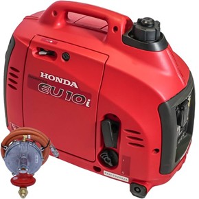 Honda EU10i 1kVA Dual-fuel Generator (Bottle-mounted LPG Kit)