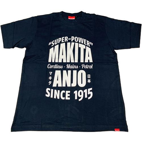 Makita Extra-large XL Navy Cotton T-shirt