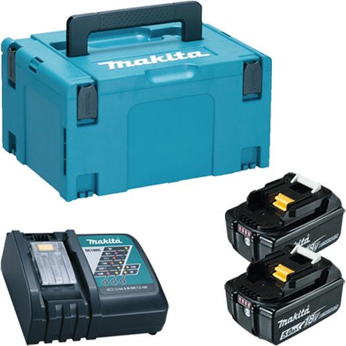 Makita Energy Set (2x 18V 5Ah, DC18RC, MakPac 3)