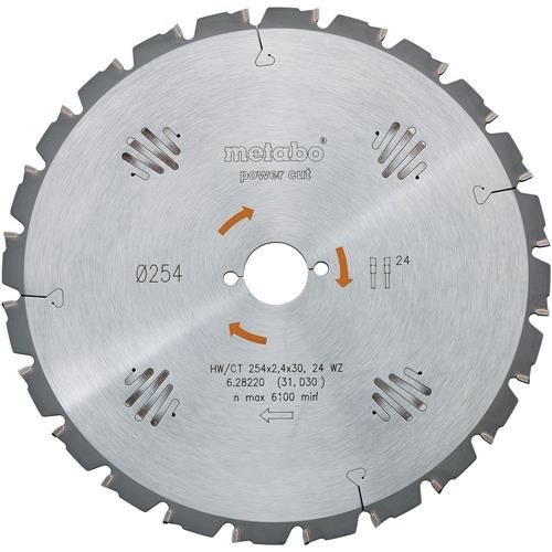 Metabo 254mm Saw Blade (24T)