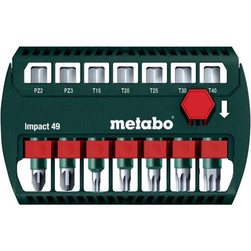 Metabo Bit-Box Impact 49 Screwdriver Bit Set (7pcs)
