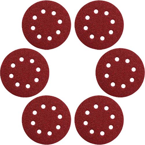 Metabo Various-grit 125mm Sanding Disc Set (6pcs)