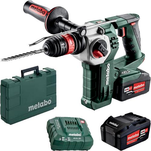 Metabo KHA18LTXBL24 Quick 18V Brushless SDS Drill (2x 4Ah)