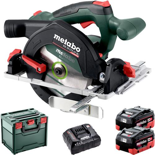 Metabo KS18LTX57BL 18V 165mm Circular Saw (2x 8Ah LiHD)