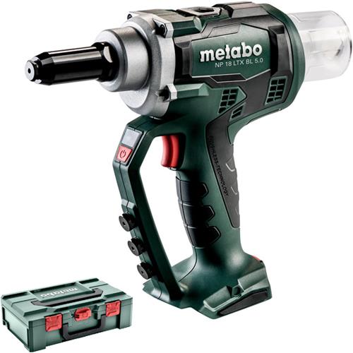 Metabo NP18LTXBL5.0 18V Rivet Gun (Body, MetaBox)