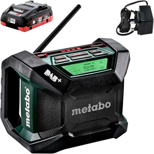 Metabo R12-18BT DAB+ Digital Site Radio with Bluetooth (1x 4Ah)