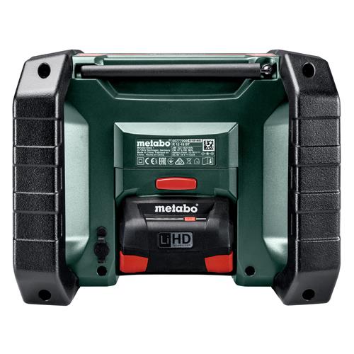 Metabo R12-18BT DAB+ Digital Site Radio with Bluetooth (1x 4Ah)