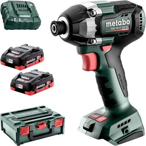 Metabo SSD18LT200BL 18V Brushless Impact Driver (2x 4Ah LiHD)