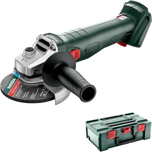 Metabo W18L9-125 18V 125mm Grinder (Body, MetaBox)