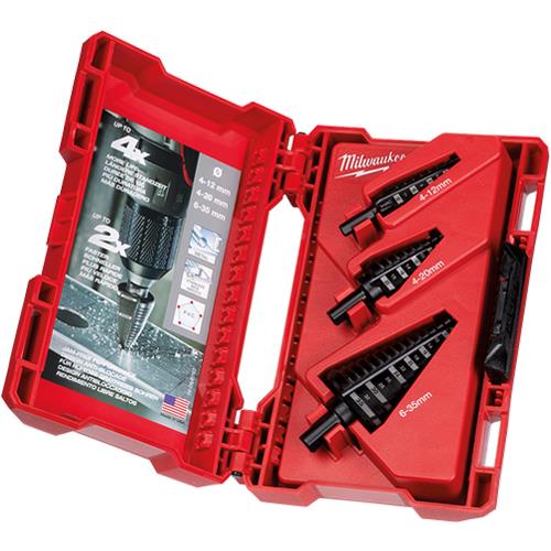 Milwaukee Step Drill Bit Set (3pcs)